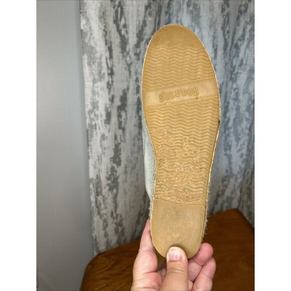 Soludos Espadrille Smoking Slipper Size 7 Pinata Summer Vacation Slip On - Picture 4 of 11